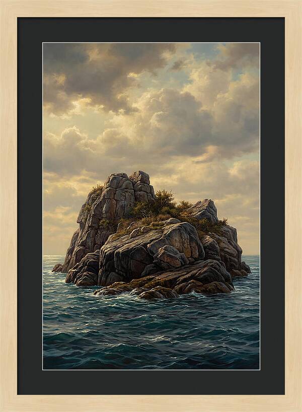 Tranquil Rocky Island Escape
