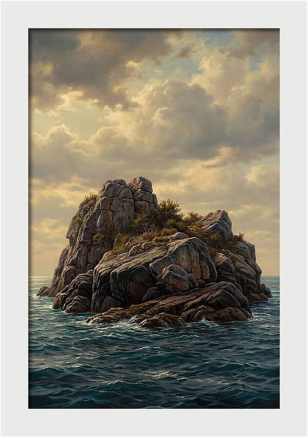 Tranquil Rocky Island Escape