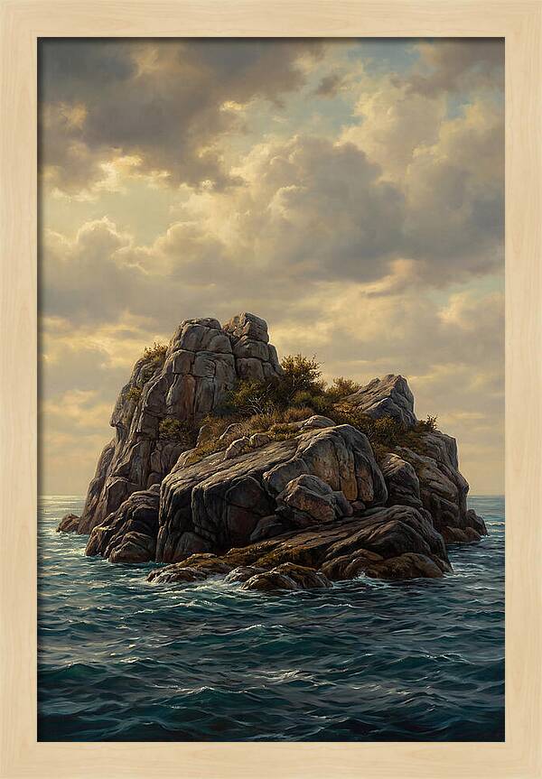Tranquil Rocky Island Escape