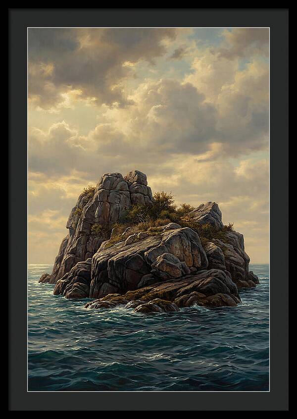 Tranquil Rocky Island Escape