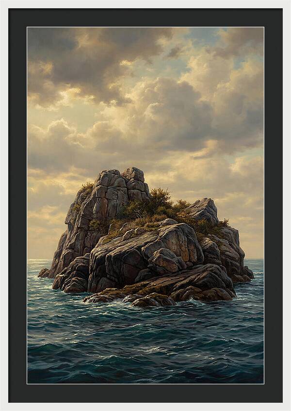 Tranquil Rocky Island Escape