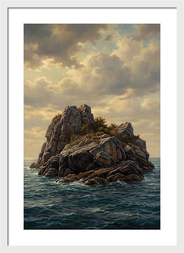 Tranquil Rocky Island Escape