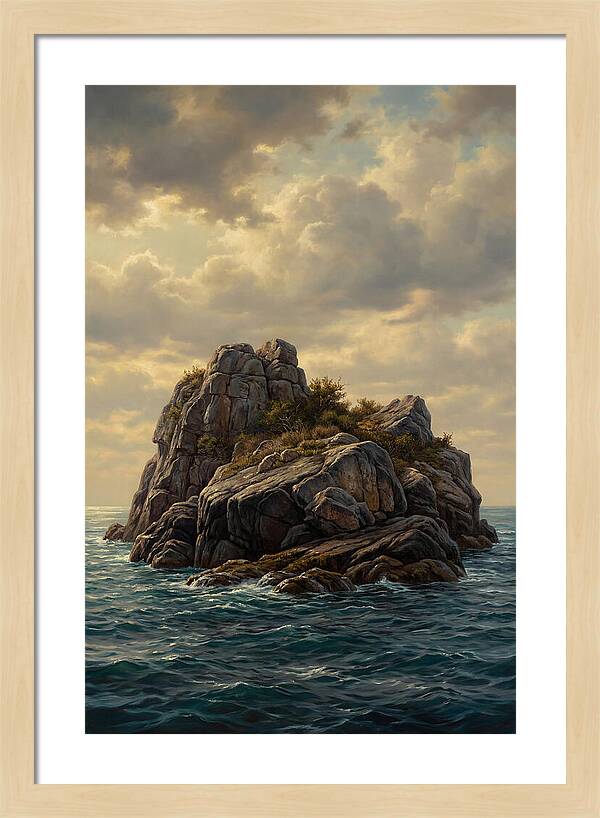 Tranquil Rocky Island Escape