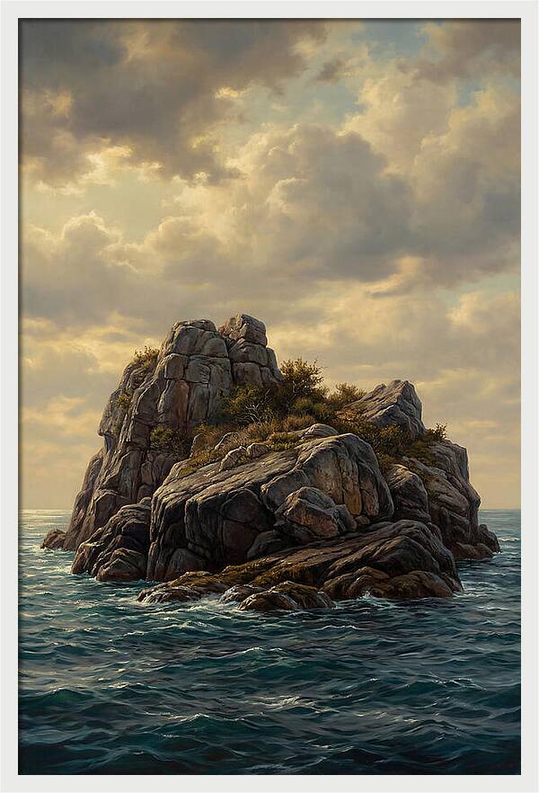 Tranquil Rocky Island Escape