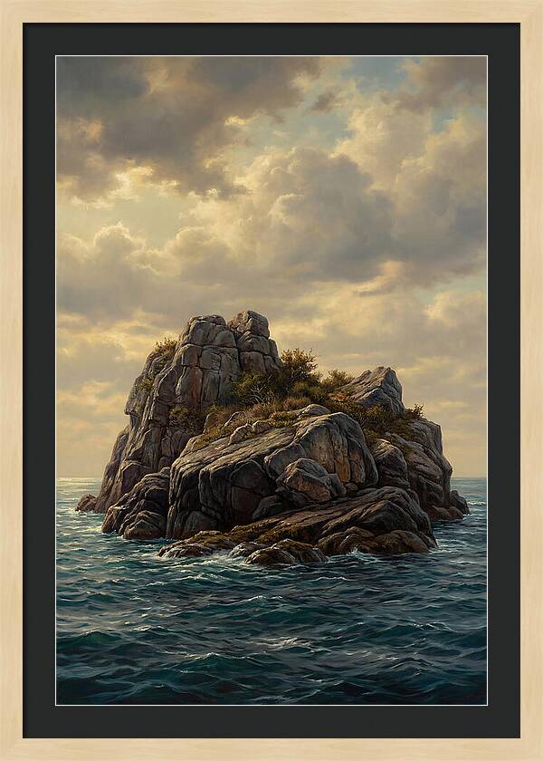 Tranquil Rocky Island Escape