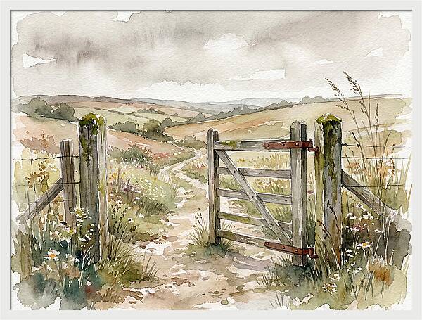 Tranquil Rural Entrance