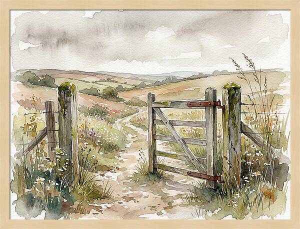 Tranquil Rural Entrance
