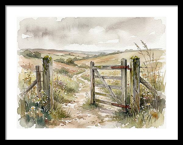 Tranquil Rural Entrance