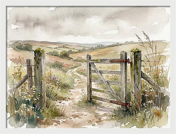 Tranquil Rural Entrance