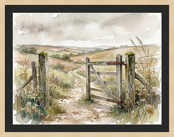 Tranquil Rural Entrance