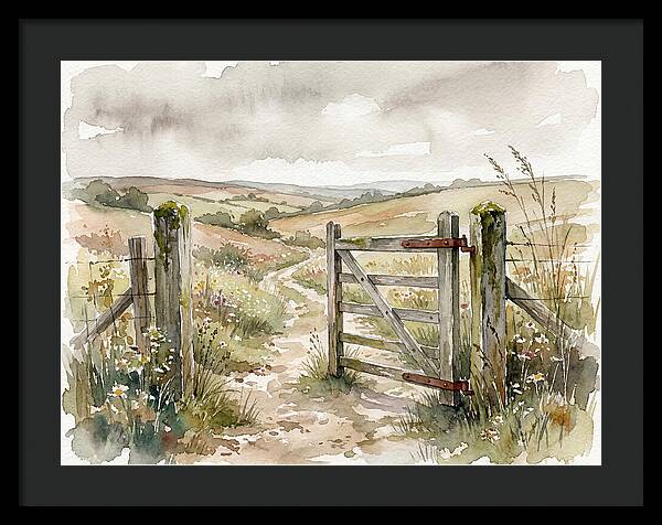 Tranquil Rural Entrance