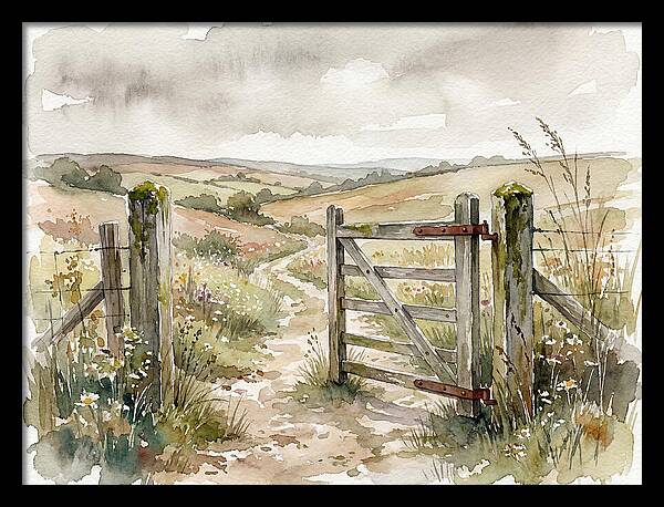 Tranquil Rural Entrance