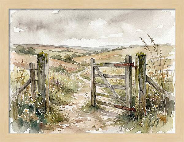 Tranquil Rural Entrance
