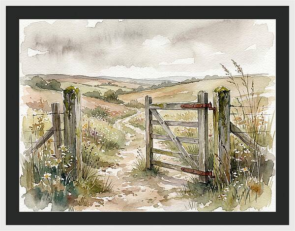 Tranquil Rural Entrance