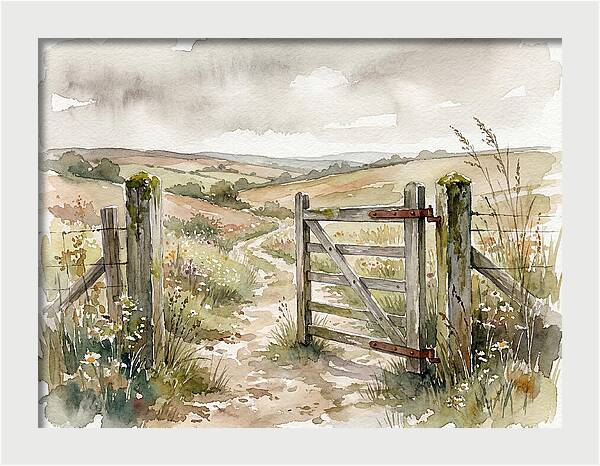 Tranquil Rural Entrance