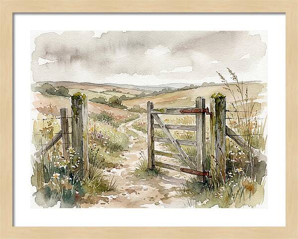 Tranquil Rural Entrance