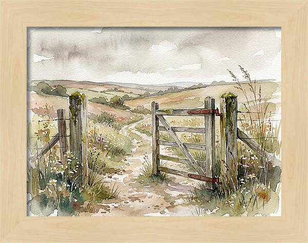 Tranquil Rural Entrance