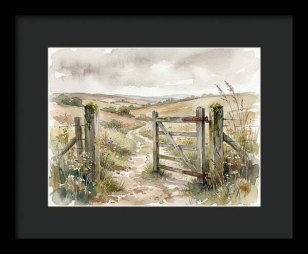 Tranquil Rural Entrance
