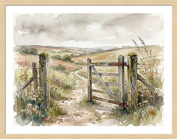 Tranquil Rural Entrance
