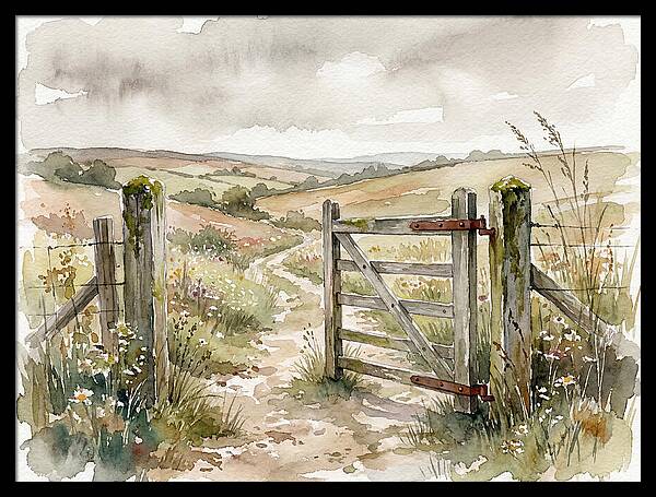 Tranquil Rural Entrance
