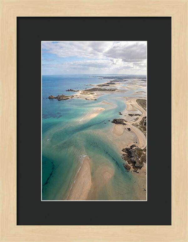 Tranquil Sand Bar From Above