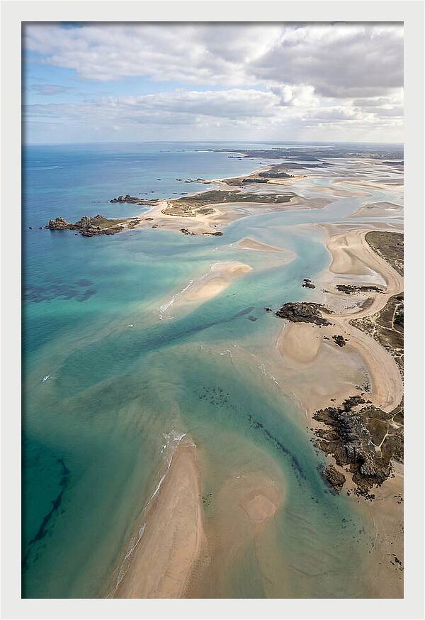 Tranquil Sand Bar From Above