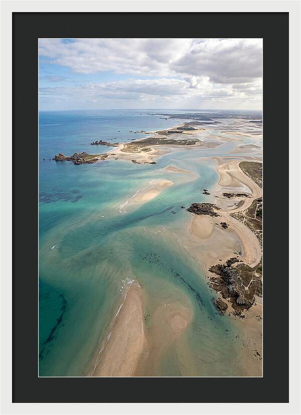 Tranquil Sand Bar From Above