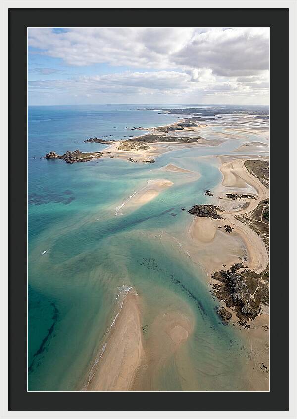 Tranquil Sand Bar From Above