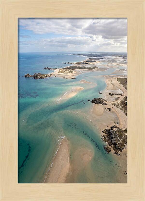 Tranquil Sand Bar From Above