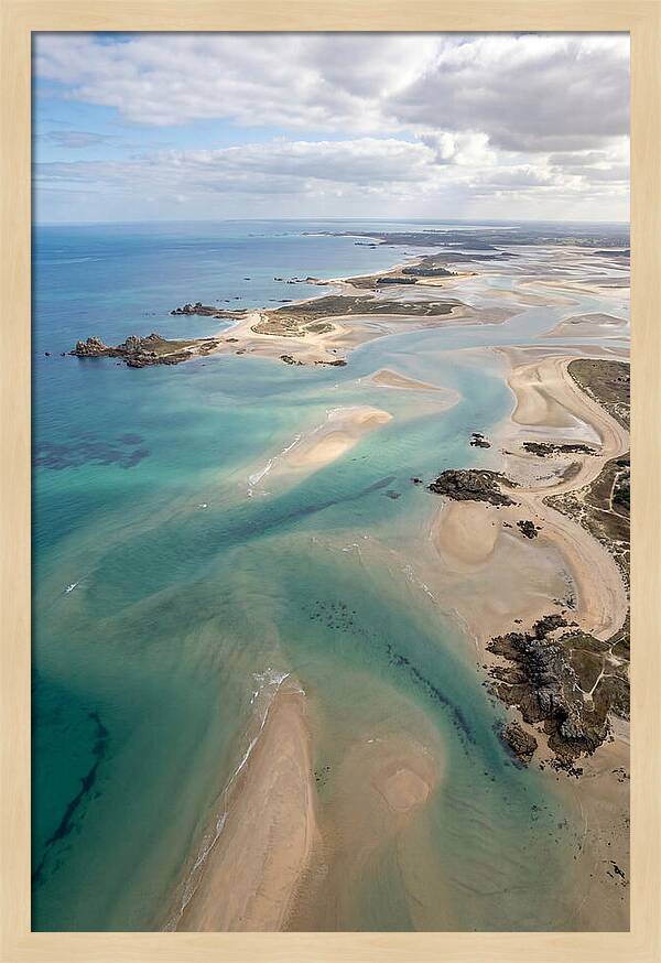 Tranquil Sand Bar From Above