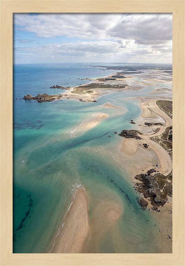 Tranquil Sand Bar From Above