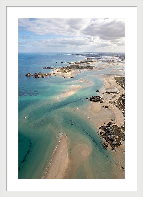 Tranquil Sand Bar From Above