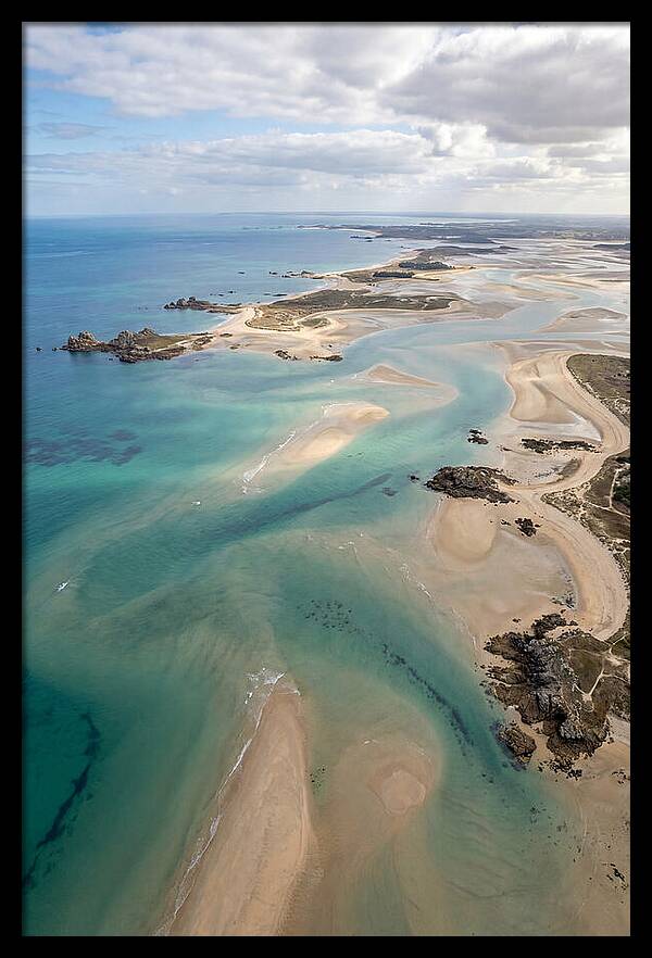Tranquil Sand Bar From Above