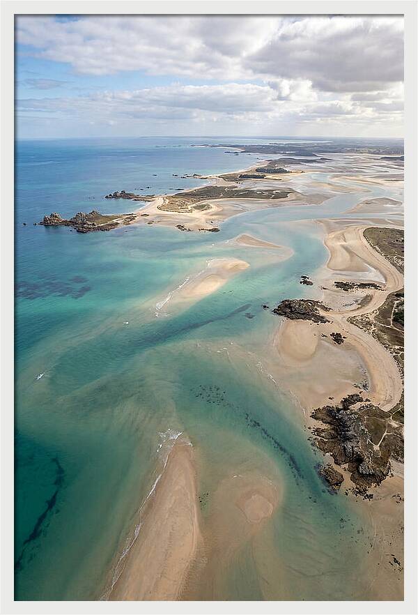 Tranquil Sand Bar From Above