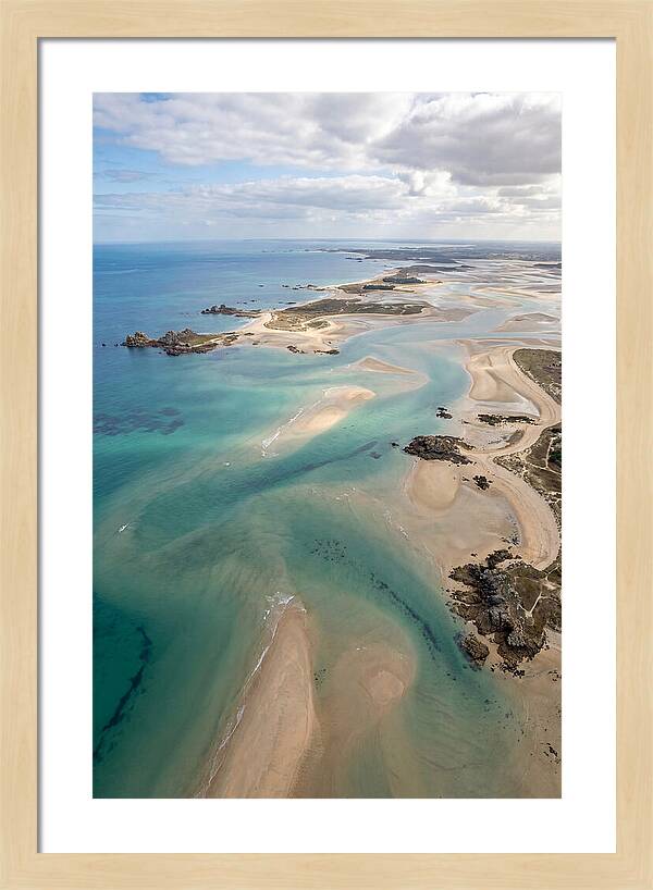 Tranquil Sand Bar From Above