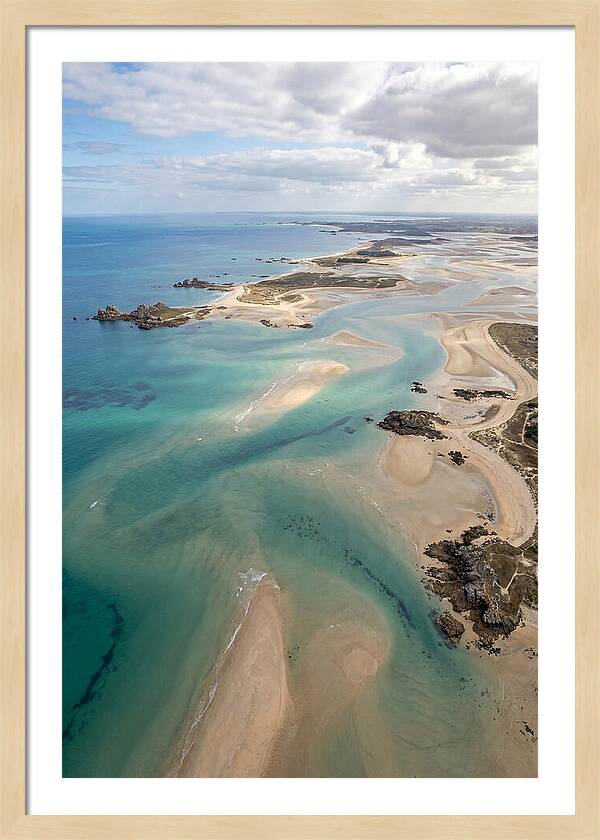 Tranquil Sand Bar From Above