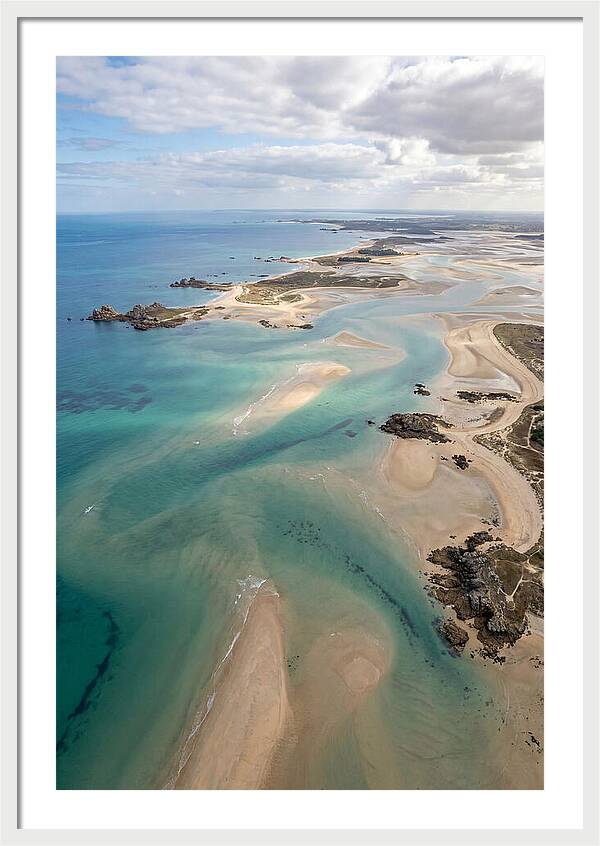 Tranquil Sand Bar From Above