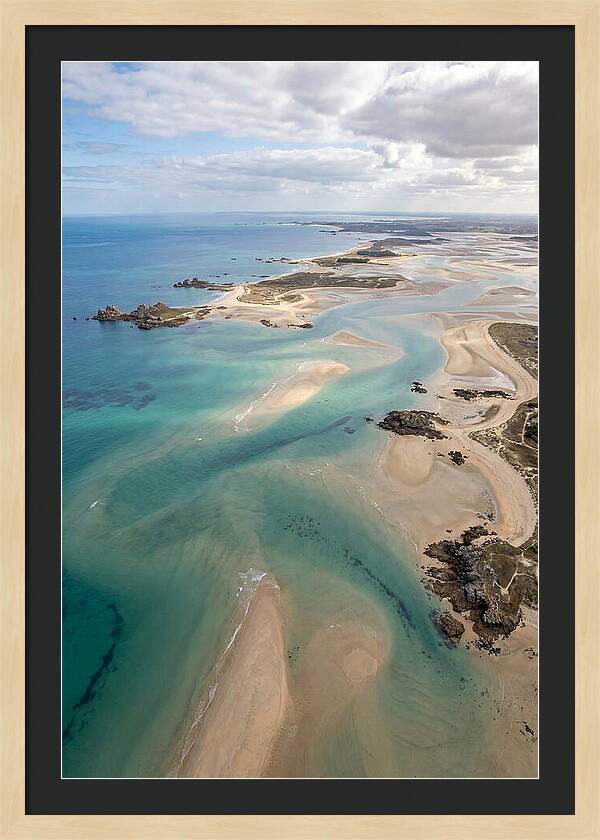 Tranquil Sand Bar From Above