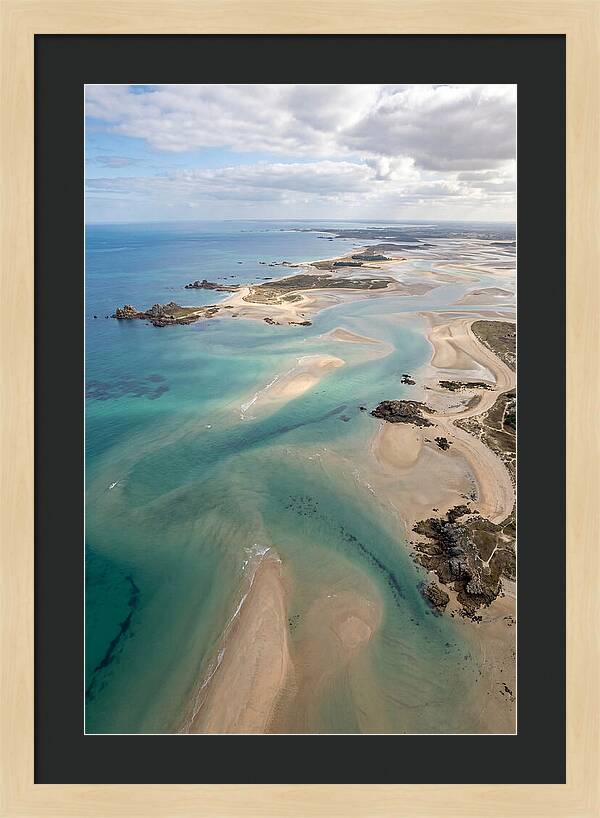 Tranquil Sand Bar From Above