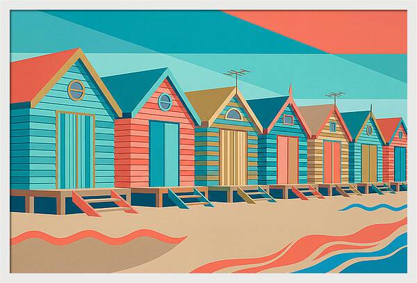 Tranquil Shores By The Ocean