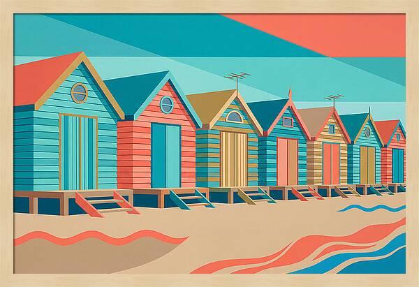 Tranquil Shores By The Ocean