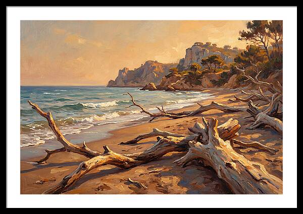 Tranquil Shores Of Driftwood