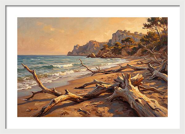 Tranquil Shores Of Driftwood