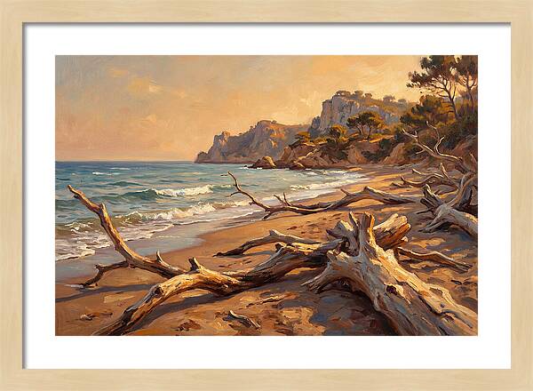 Tranquil Shores Of Driftwood