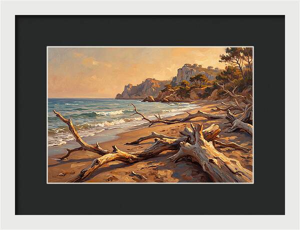 Tranquil Shores Of Driftwood