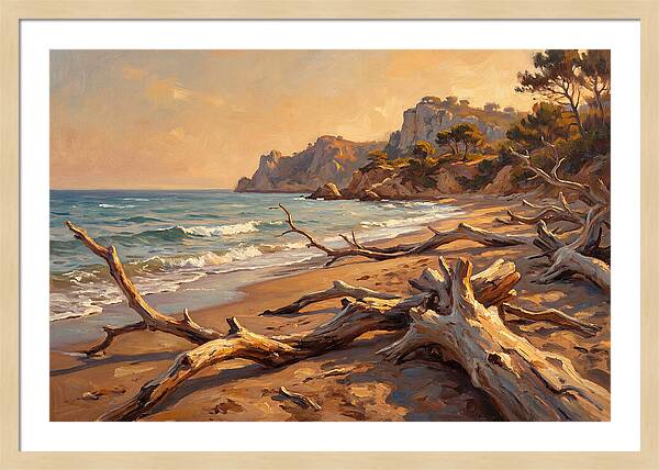 Tranquil Shores Of Driftwood