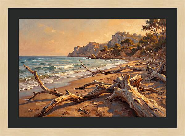 Tranquil Shores Of Driftwood