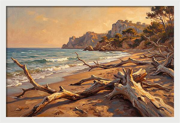 Tranquil Shores Of Driftwood