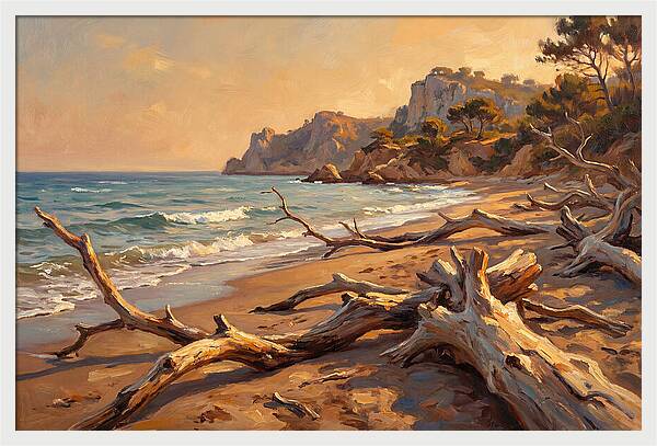 Tranquil Shores Of Driftwood