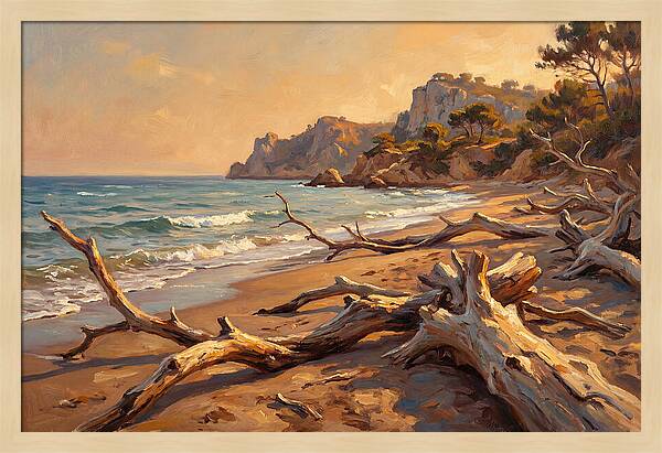 Tranquil Shores Of Driftwood